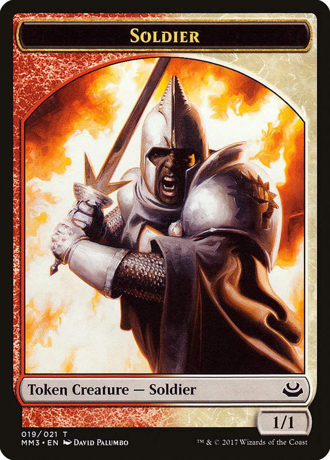 Soldier Token (019/021) [Modern Masters 2017 Tokens] | Tables and Towers