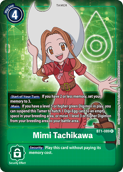 Mimi Tachikawa [BT1-089] (Buy-A-Box Promo) [Release Special Booster Ver.1.0 Promos] | Tables and Towers