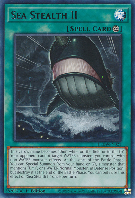 Sea Stealth II [LED9-EN021] Rare | Tables and Towers