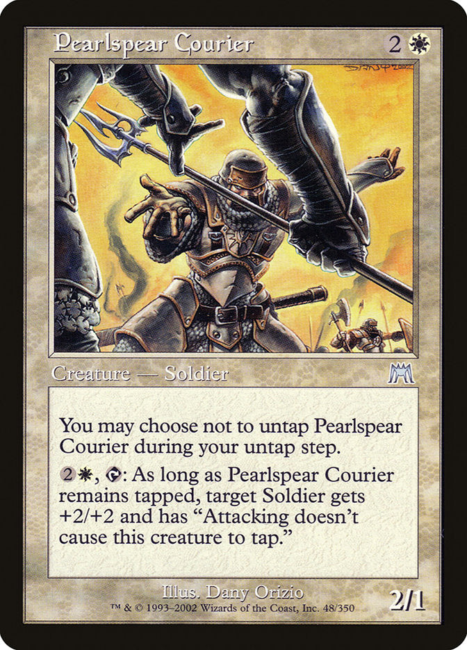 Pearlspear Courier [Onslaught] | Tables and Towers