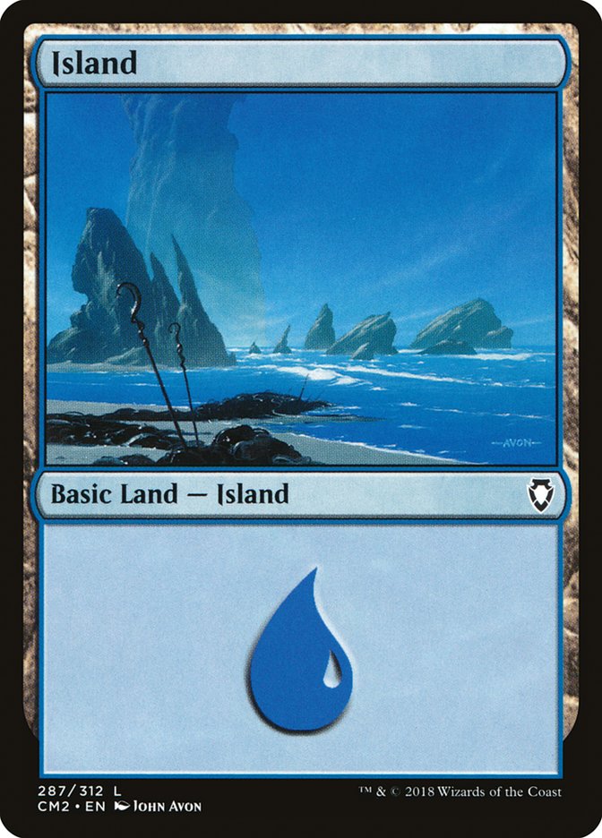 Island (287) [Commander Anthology Volume II] | Tables and Towers