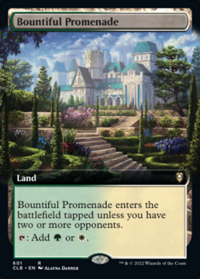 Bountiful Promenade (Extended Art) [Commander Legends: Battle for Baldur's Gate] | Tables and Towers