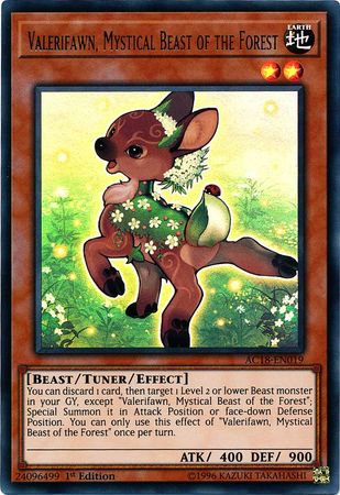 Valerifawn, Mystical Beast of the Forest [AC18-EN019] Ultra Rare | Tables and Towers