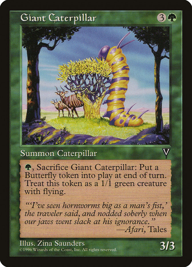 Giant Caterpillar [Visions] | Tables and Towers