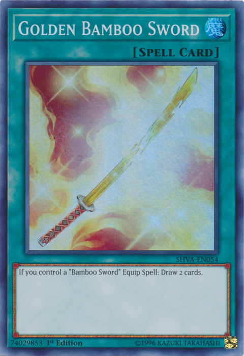 Golden Bamboo Sword [SHVA-EN054] Super Rare | Tables and Towers