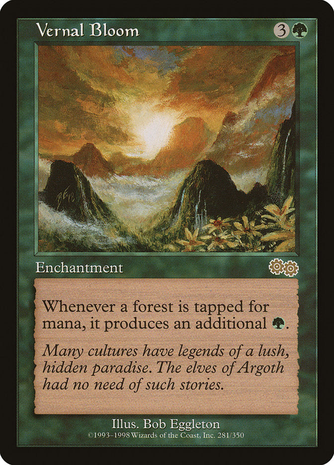 Vernal Bloom [Urza's Saga] | Tables and Towers