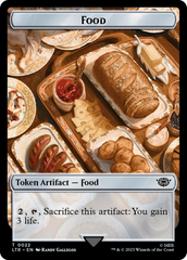 Tentacle // Food (0022) Double-Sided Token (Surge Foil) [The Lord of the Rings: Tales of Middle-Earth Tokens] | Tables and Towers