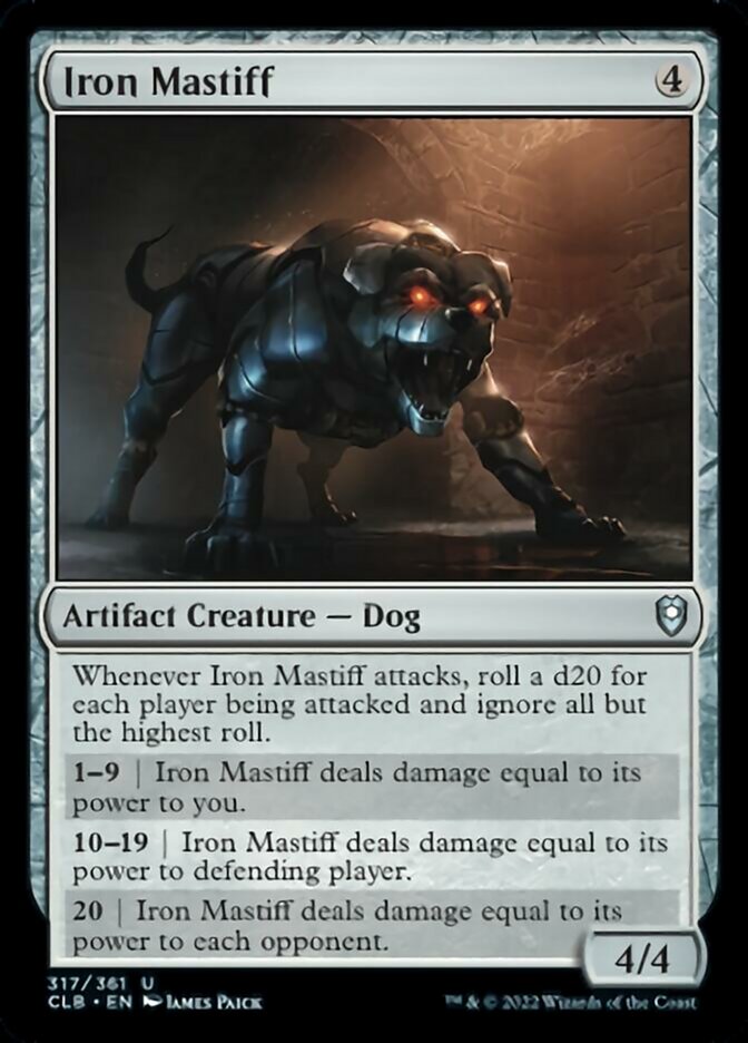 Iron Mastiff [Commander Legends: Battle for Baldur's Gate] | Tables and Towers