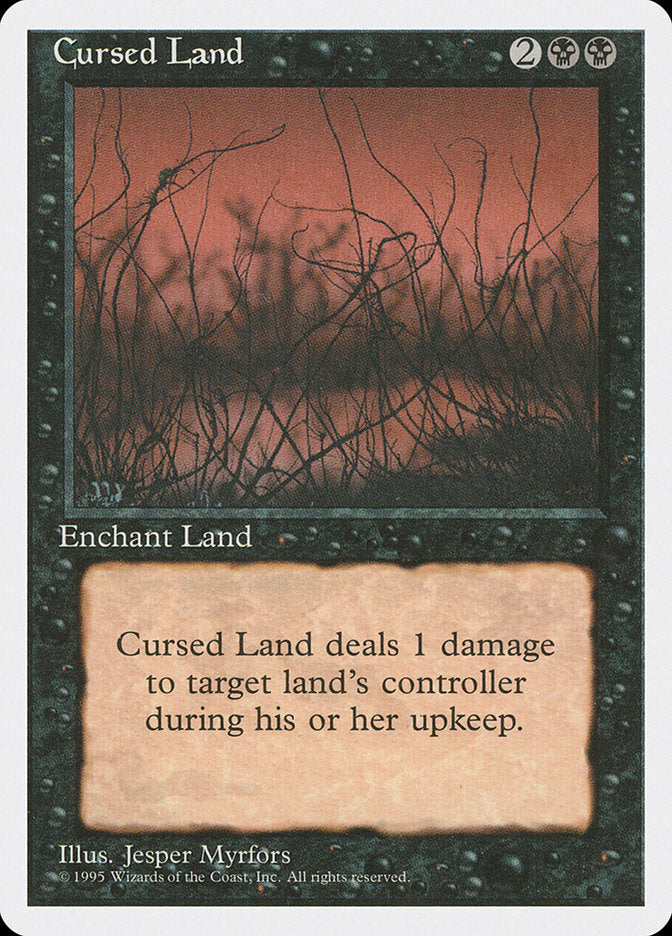 Cursed Land [Fourth Edition] | Tables and Towers