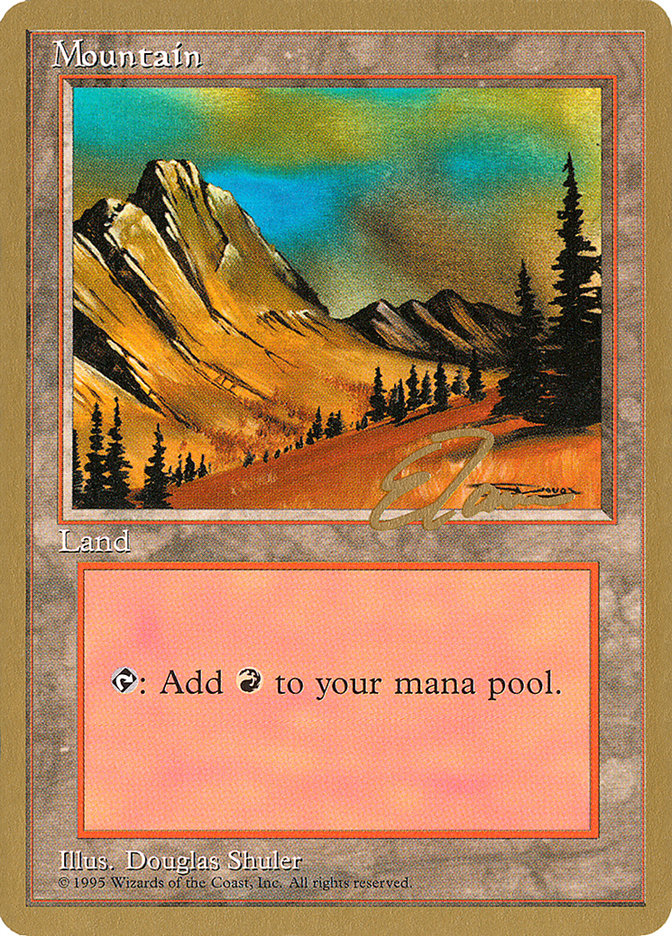 Mountain (et375) (Eric Tam) [Pro Tour Collector Set] | Tables and Towers