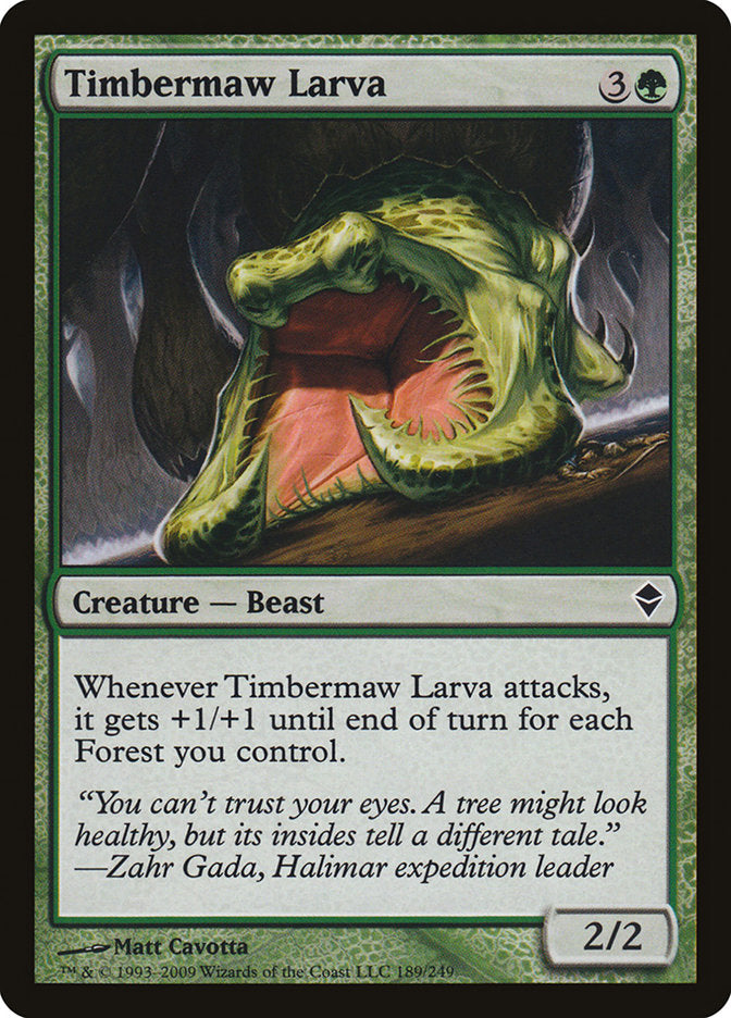 Timbermaw Larva [Zendikar] | Tables and Towers