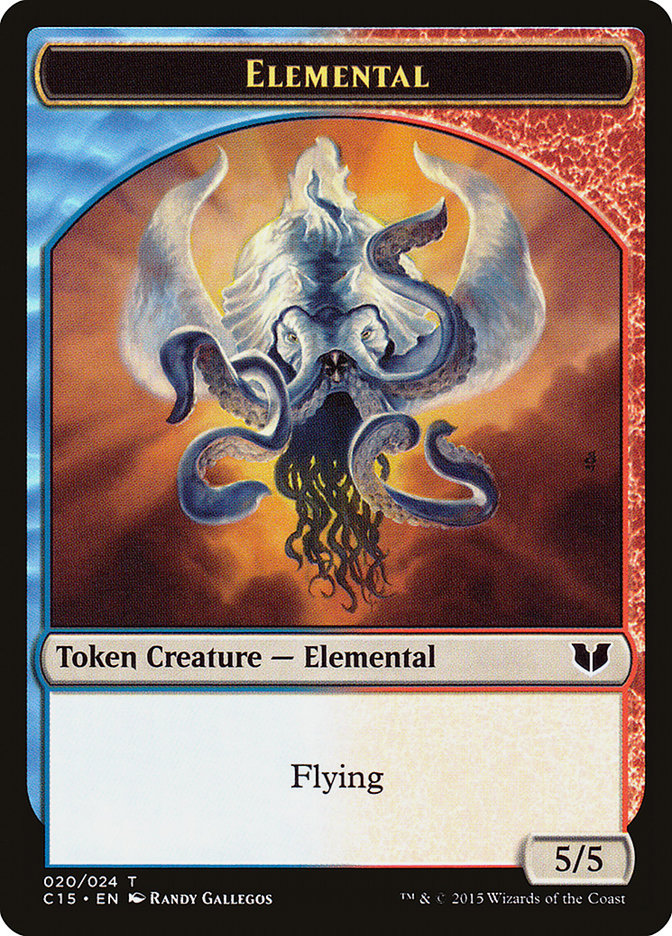 Elemental Token [Commander 2015 Tokens] | Tables and Towers