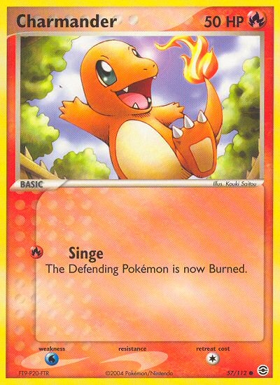 Charmander (57/112) [EX: FireRed & LeafGreen] | Tables and Towers