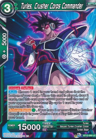 Turles, Crusher Corps Commander (BT12-069) [Vicious Rejuvenation] | Tables and Towers