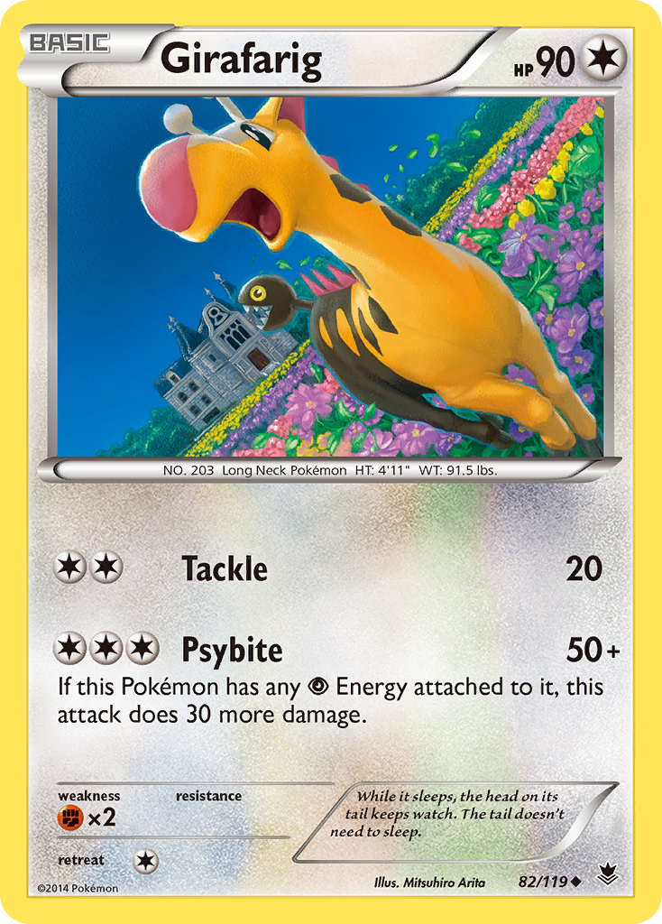 Girafarig (82/119) [XY: Phantom Forces] | Tables and Towers