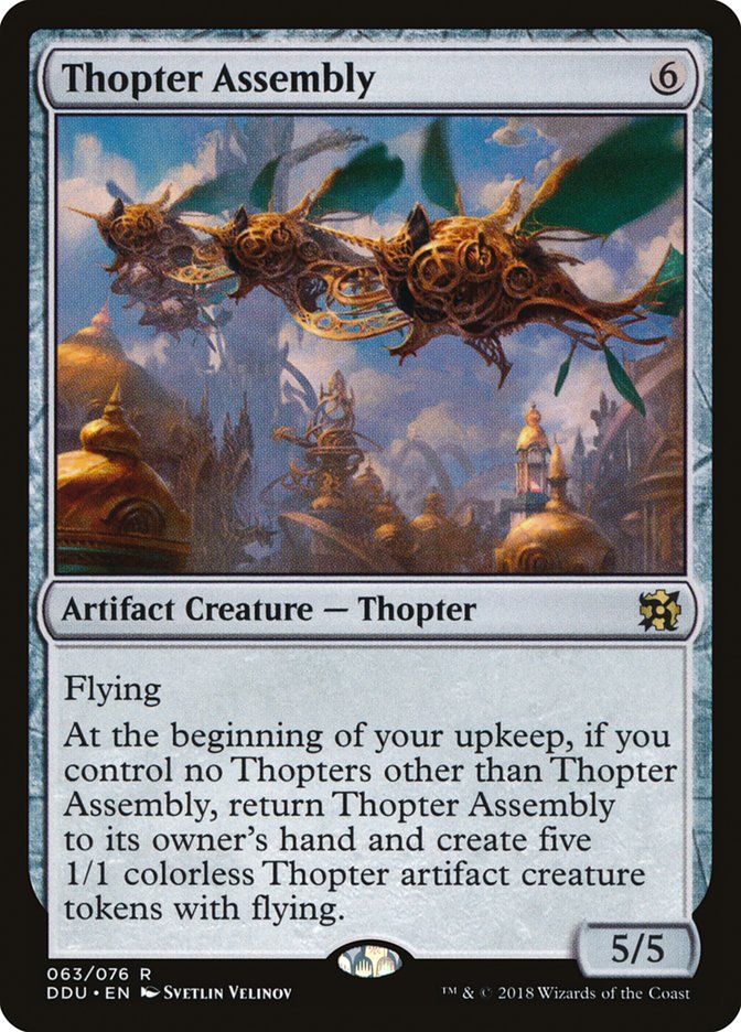 Thopter Assembly [Duel Decks: Elves vs. Inventors] | Tables and Towers