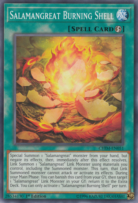 Salamangreat Burning Shell [CHIM-EN051] Common | Tables and Towers