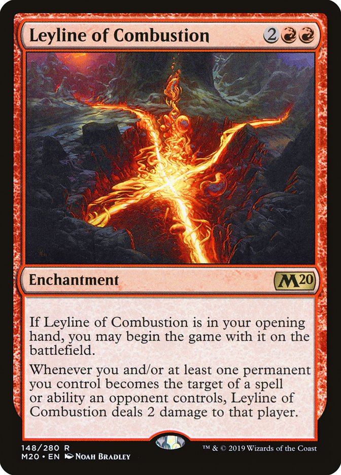 Leyline of Combustion [Core Set 2020] | Tables and Towers