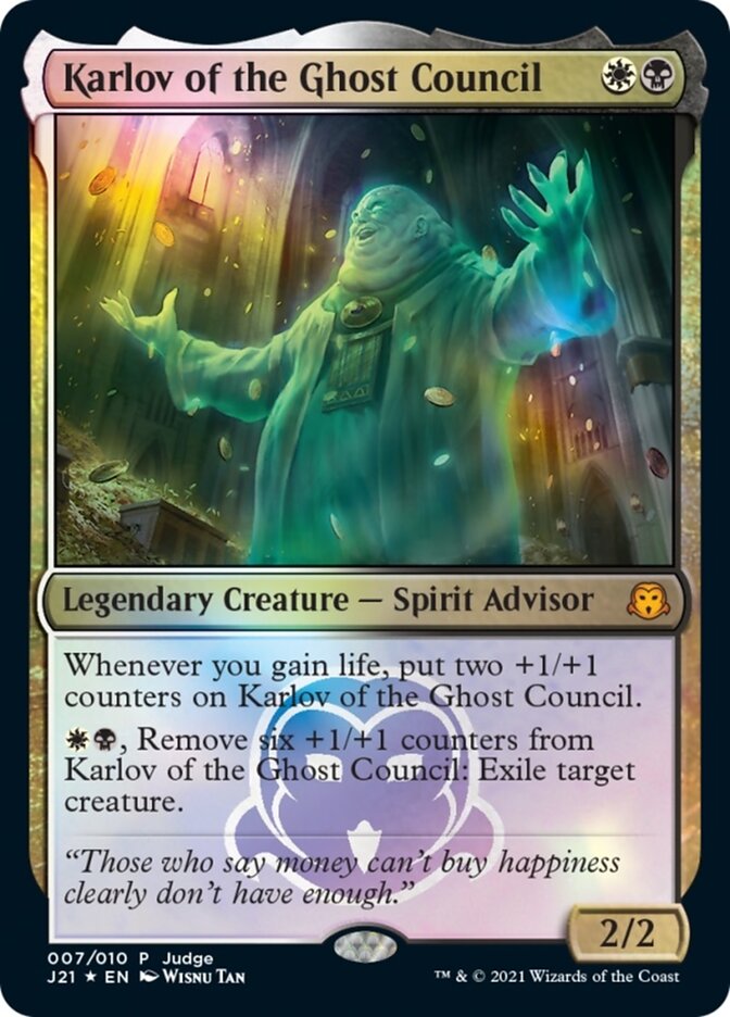 Karlov of the Ghost Council [Judge Gift Cards 2021] | Tables and Towers