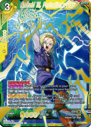 Android 18, Perfection's Prey (Gold Stamped) (P-210) [Mythic Booster] | Tables and Towers