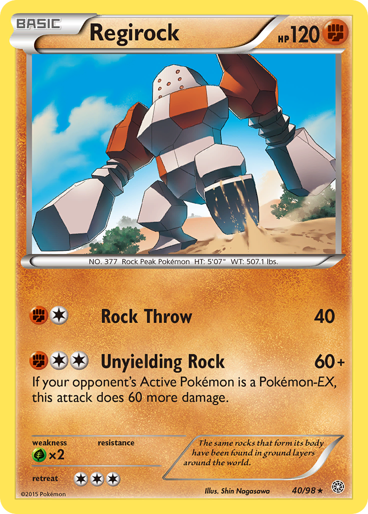 Regirock (40/98) [XY: Ancient Origins] | Tables and Towers