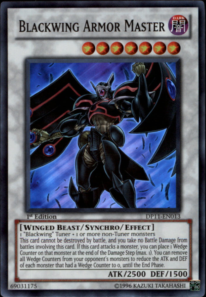 Blackwing Armor Master [DP11-EN013] Super Rare | Tables and Towers