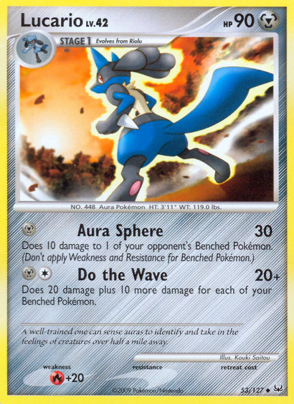 Lucario (53/127) [Platinum: Base Set] | Tables and Towers