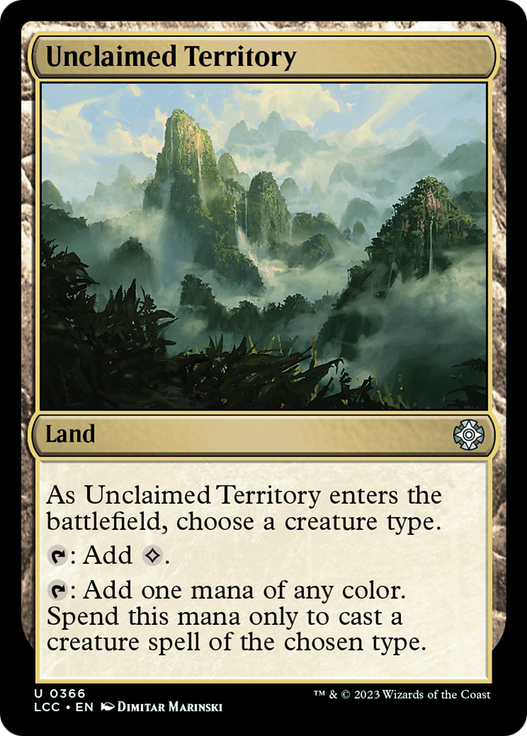 Unclaimed Territory [The Lost Caverns of Ixalan Commander] | Tables and Towers