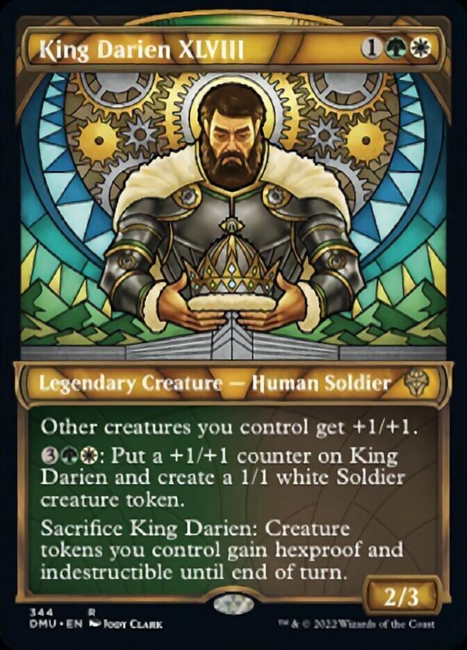 King Darien XLVIII (Showcase Textured) [Dominaria United] | Tables and Towers