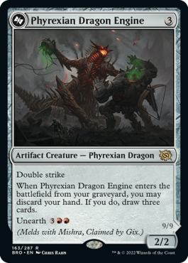 Phyrexian Dragon Engine [The Brothers' War] | Tables and Towers