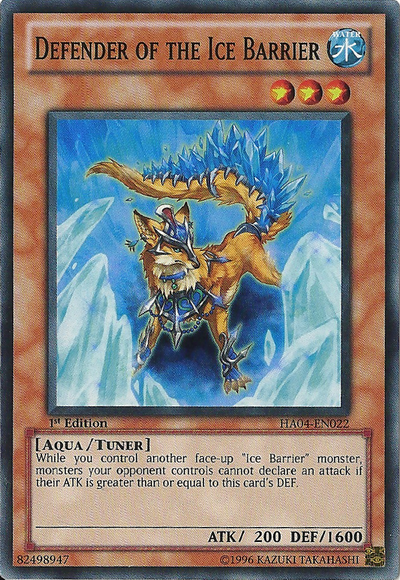 Defender of the Ice Barrier [HA04-EN022] Super Rare | Tables and Towers