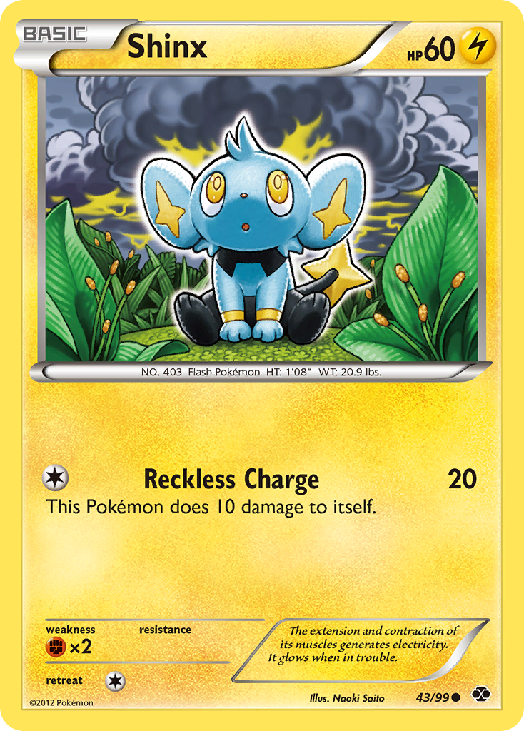 Shinx (43/99) [Black & White: Next Destinies] | Tables and Towers