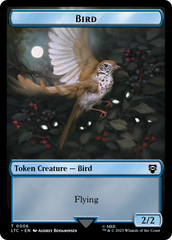 Elf Warrior // Bird Double Sided Token [The Lord of the Rings: Tales of Middle-Earth Commander Tokens] | Tables and Towers