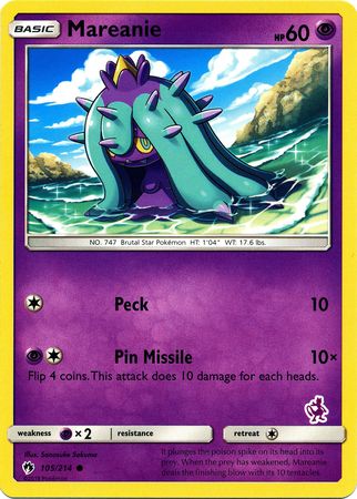 Mareanie (105/214) (Mewtwo Deck) [Battle Academy 2020] | Tables and Towers