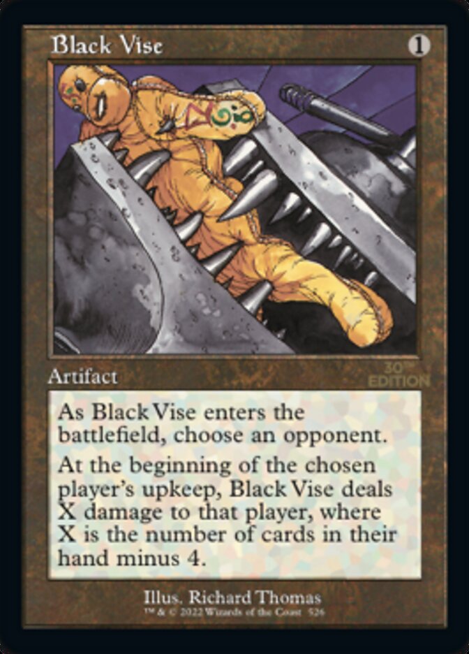 Black Vise (Retro) [30th Anniversary Edition] | Tables and Towers