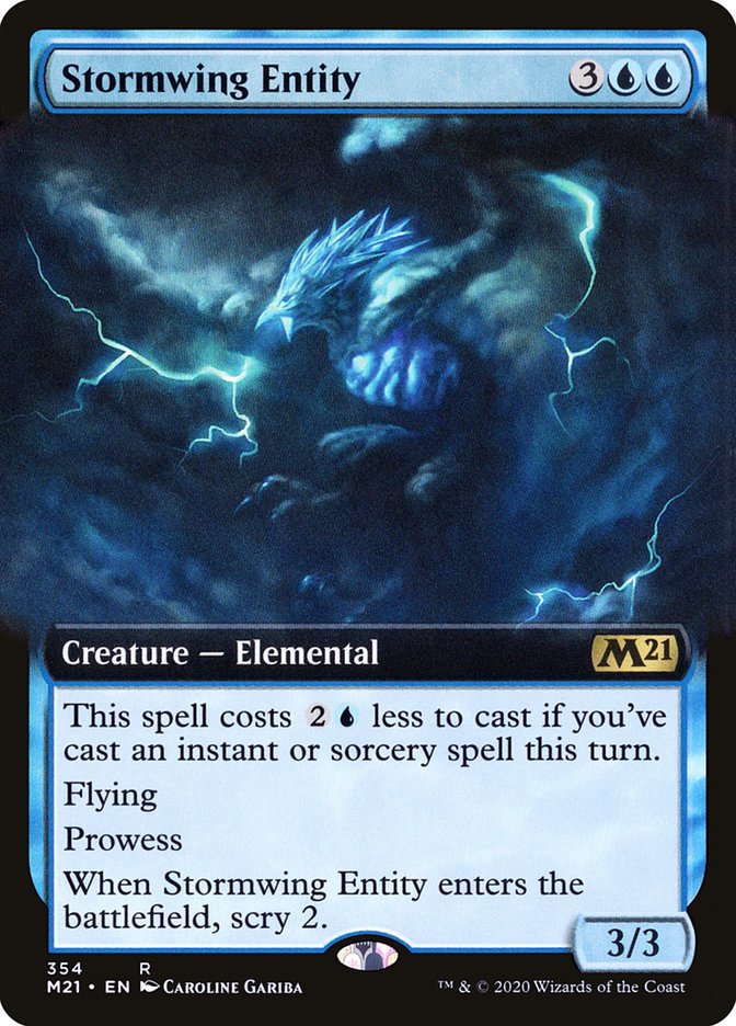 Stormwing Entity (Extended Art) [Core Set 2021] | Tables and Towers