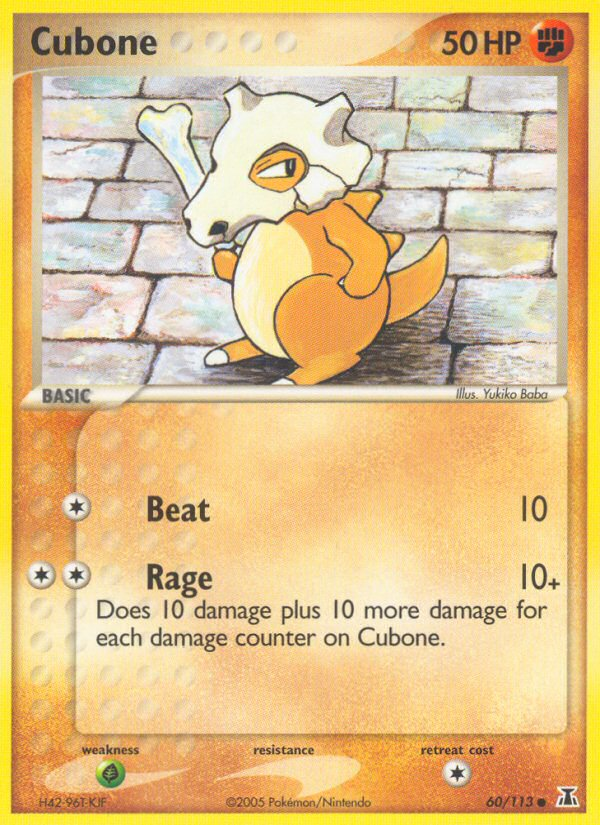 Cubone (60/113) [EX: Delta Species] | Tables and Towers