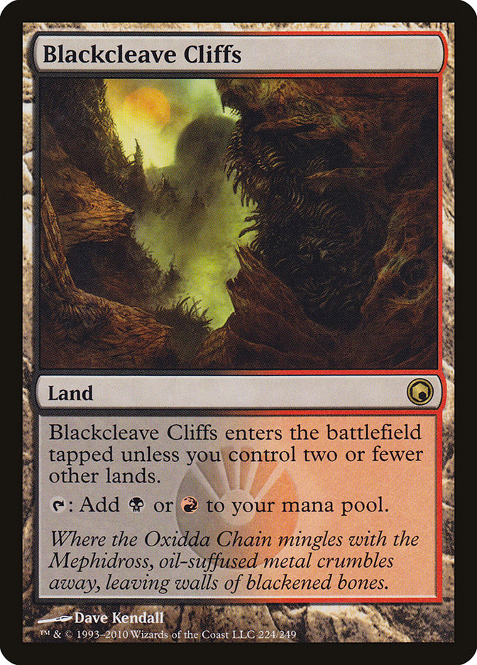 Blackcleave Cliffs [Scars of Mirrodin] | Tables and Towers