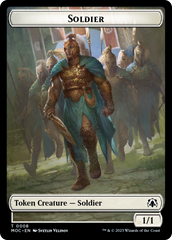 Soldier // Insect Double-Sided Token [March of the Machine Commander Tokens] | Tables and Towers