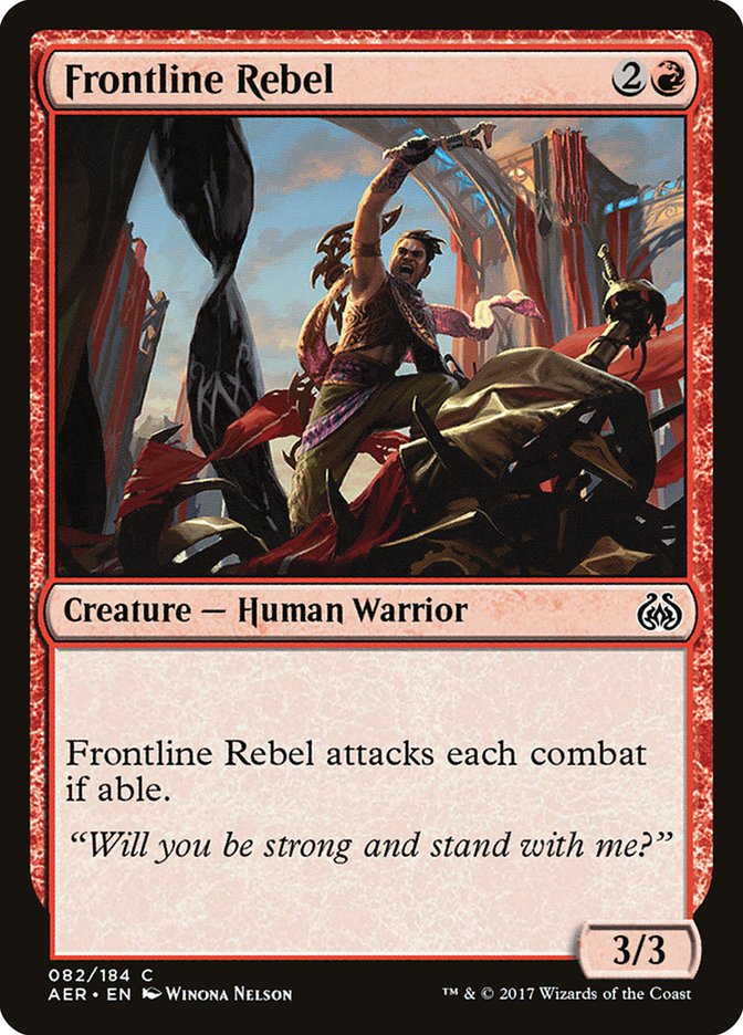 Frontline Rebel [Aether Revolt] | Tables and Towers