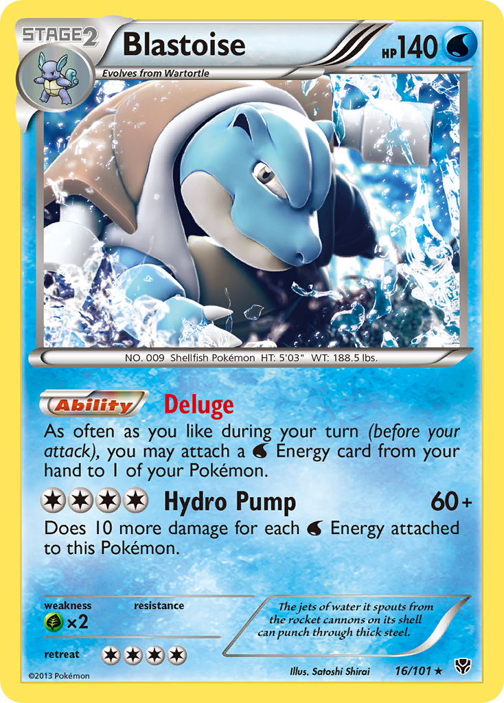 Blastoise (16/101) [Black & White: Plasma Blast] | Tables and Towers