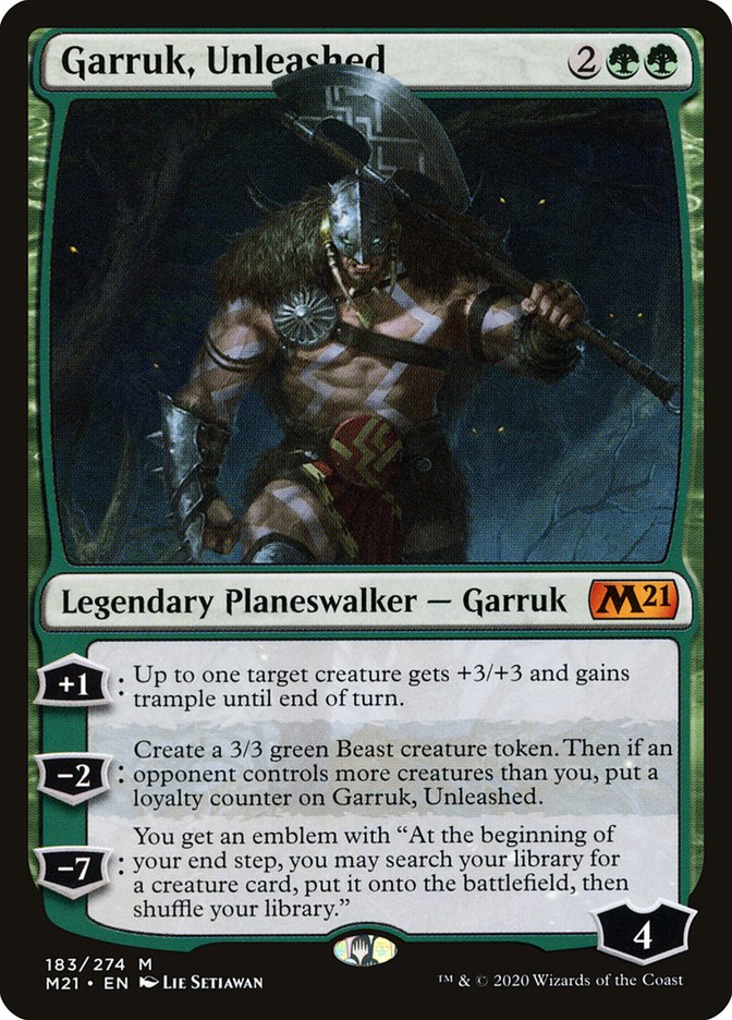 Garruk, Unleashed [Core Set 2021] | Tables and Towers