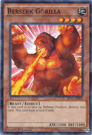 Berserk Gorilla [BP03-EN008] Shatterfoil Rare | Tables and Towers