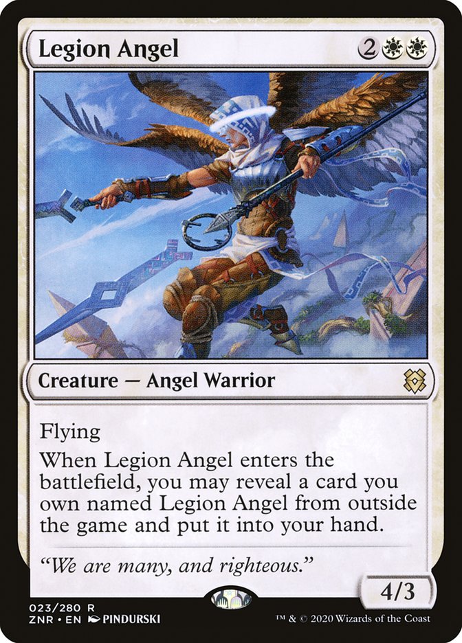 Legion Angel [Zendikar Rising] | Tables and Towers