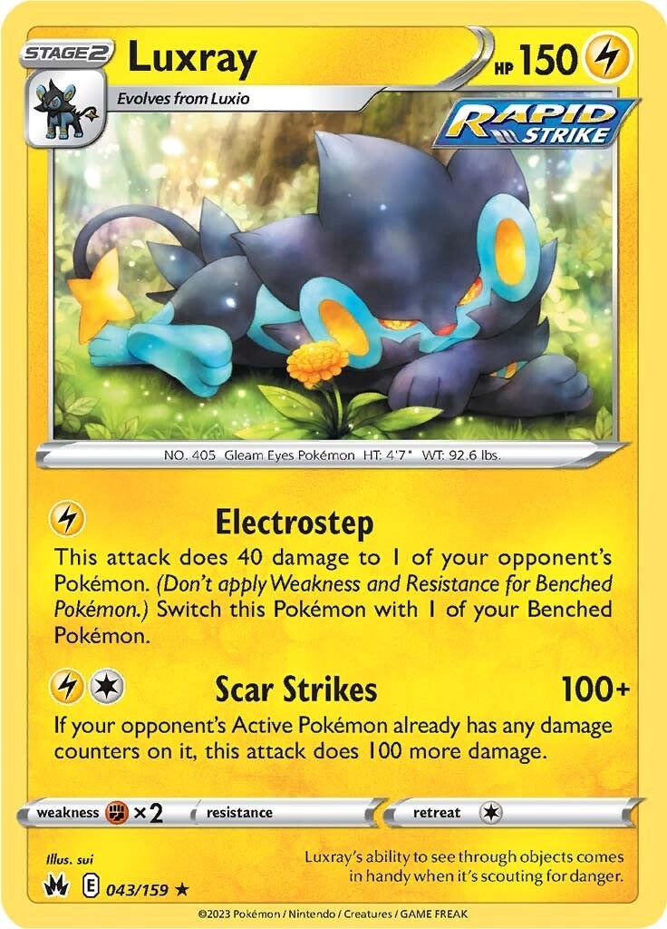 Luxray (043/159) (43) [Sword & Shield: Crown Zenith] | Tables and Towers