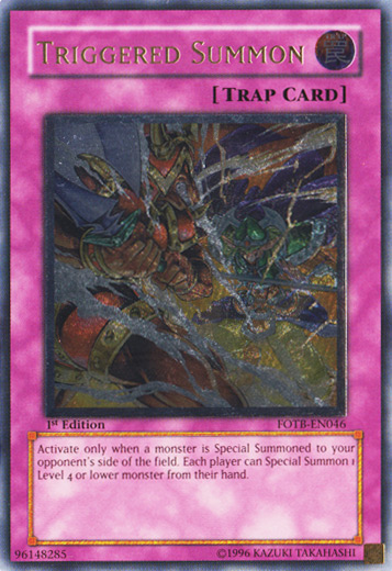 Triggered Summon [FOTB-EN046] Ultimate Rare | Tables and Towers