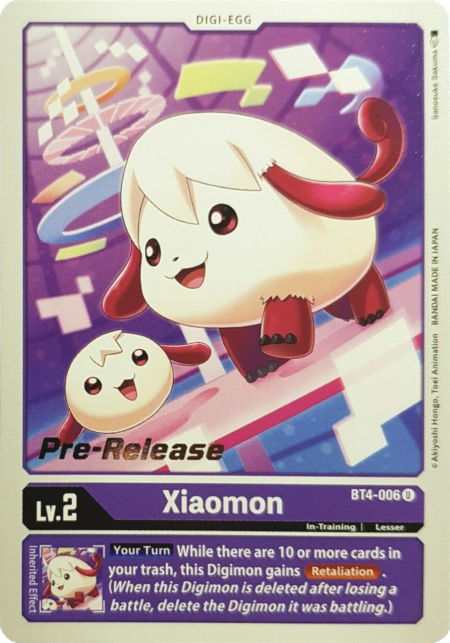 Xiaomon [BT4-006] [Great Legend Pre-Release Promos] | Tables and Towers