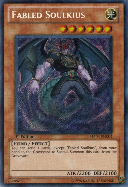 Fabled Soulkius [HA03-EN004] Secret Rare | Tables and Towers