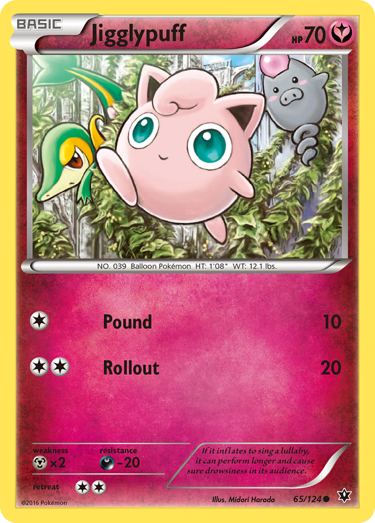 Jigglypuff (65/124) [XY: Fates Collide] | Tables and Towers