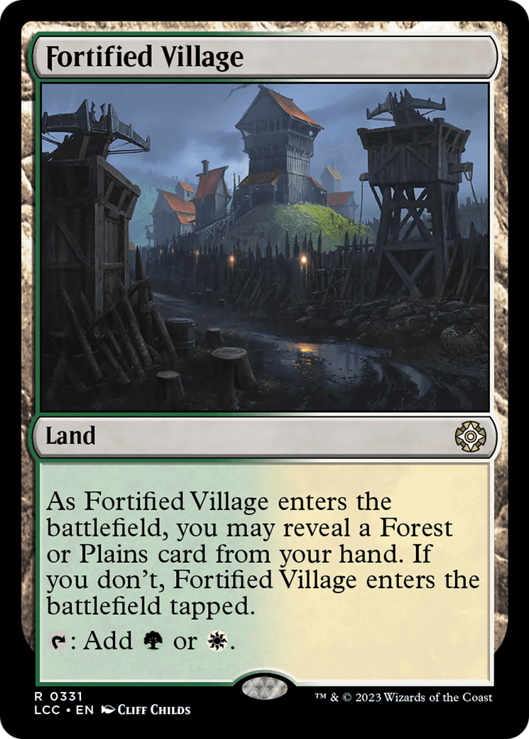 Fortified Village [The Lost Caverns of Ixalan Commander] | Tables and Towers